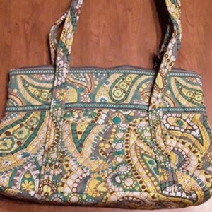 Vera Bradley Lemon Parfait Little Betsy bag